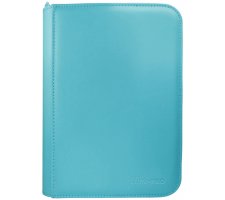 Vivid 4 Pocket Zippered Pro Binder - Light Blue