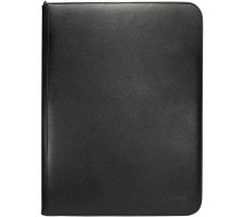 Vivid 9 Pocket Zippered Pro Binder - Black