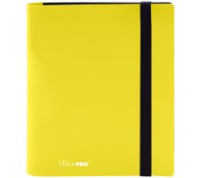 Pro 4 Pocket Binder Eclipse Lemon Yellow