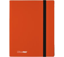 Pro 9 Pocket Binder Eclipse Pumpkin Orange