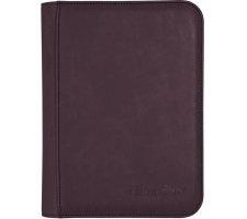 Premium Pro 4 Pocket Zippered Binder Suede Collection: Amethyst