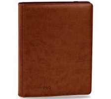 Premium Pro 9 Pocket Binder Brown