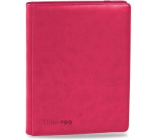 Premium Pro 9 Pocket Binder Bright Pink