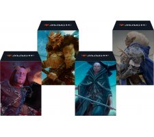 Deckbox + Sleeves Commander Adventures in the Forgotten Realms (set of 4)