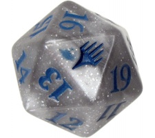 Spindown Die D20 Duel Decks: Anthology Metallic Silver