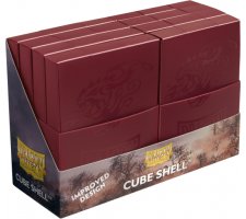 Dragon Shield Cube Shell Blood Red (8 pieces)