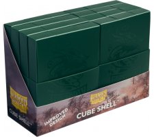 Dragon Shield Cube Shell Forest Green (8 stuks)