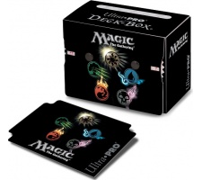 Deckbox Mana Symbols Black (inclusief life counter)