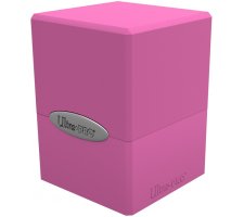 Deckbox Satin Cube Hot Pink