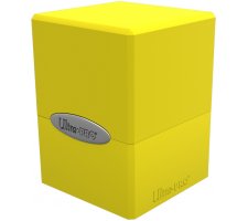 Deckbox Satin Cube Lemon Yellow