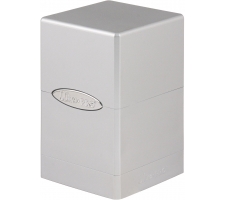 Deckbox Satin Tower Metallic Silver