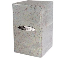 Ultra Pro - Glitter Satin Tower Deckbox: Clear