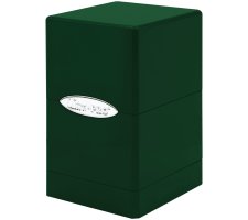 Ultra Pro - Hi-Gloss Satin Tower Deckbox: Emerald Green