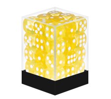 Dice Set D6 Transparent Yellow (36 stuks)