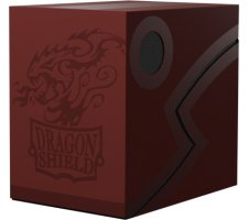 Dragon Shield Double Shell Blood Red and Black