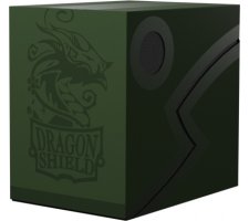 Dragon Shield Double Shell Forest Green and Black
