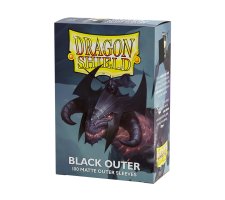 Dragon Shield - Outer Sleeves Matte: Black (100 pieces)