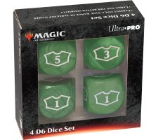 Oversized Loyalty Dice Set: Forest (4 pieces)