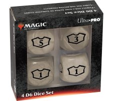 Oversized Loyalty Dice Set: Plains (4 pieces)