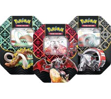 Pokemon - Scarlet & Violet Paldean Fates ex Tin (set of 3)