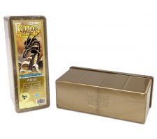 Dragon Shield Gaming Box 4 Compartments Gold