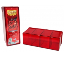 Dragon Shield Gaming Box 4 Compartments Red