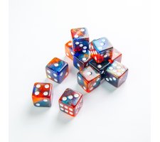 Gamegenic - Galaxy Series D6 Dice Set: Mars (12 stuks)