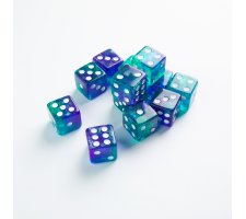 Gamegenic - Galaxy Series D6 Dice Set: Neptune (12 stuks)