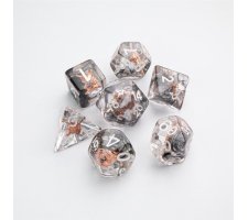 Gamegenic - Embraced Series RPG Dice Set: Shield & Weapons (7 pieces)