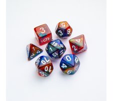 Gamegenic - Galaxy Series RPG Dice Set: Mars (7 stuks)