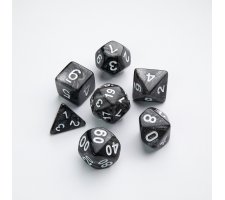 Gamegenic - Galaxy Series RPG Dice Set: Moon (7 pieces)