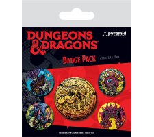 Dungeons and Dragons - Pin-Back Buttons: Beastly (5 pieces)