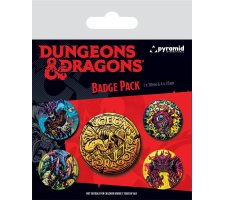 Dungeons and Dragons - Pin-Back Buttons: Beastly (5 stuks)