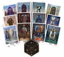 Fanattik Dungeons and Dragons - Class Cards and D20 Flip Coin