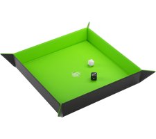 Gamegenic - Magnetic Dice Tray Square: Black/Green