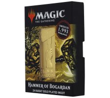 24K Gold Plated Hammer of Bogardan Ingot