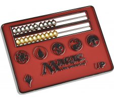Card Size Abacus Life Counter - Magic: the Gathering: Red