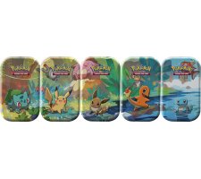 Pokemon - Kanto Friends Mini Tin (set of 5)