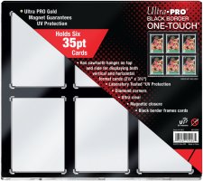 Ultra Pro - ONE-TOUCH Black Border Magnetic 6-Card Holder (35 pt)