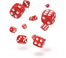 Oakie Doakie Dice Set D6 Speckled: Red (36 stuks)