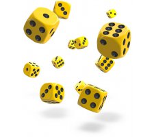 Oakie Doakie Dice Set D6 Solid: Yellow (36 pieces)