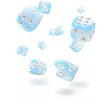 Oakie Doakie Dice Set D6 Glow in the Dark: Arctic (36 pieces)