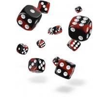 Oakie Doakie Dice Set D6 Glow in the Dark: Lava (36 pieces)