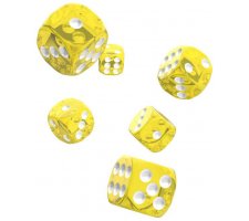 Oakie Doakie Dice Set D6 Translucent: Yellow (12 pieces)