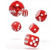 Oakie Doakie Dice Set D6 Speckled: Red (12 stuks)