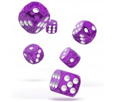 Oakie Doakie Dice Set D6 Speckled: Purple (12 stuks)