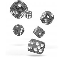 Oakie Doakie Dice Set D6 Speckled: Black (12 pieces)