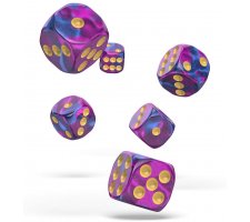 Oakie Doakie Dice Set D6 Gemidice: Amethyst (12 pieces)