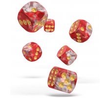 Oakie Doakie Dice Set D6 Gemidice: Red Sky (12 stuks)