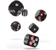 Oakie Doakie Dice Set D6 Enclave: Ruby (12 pieces)